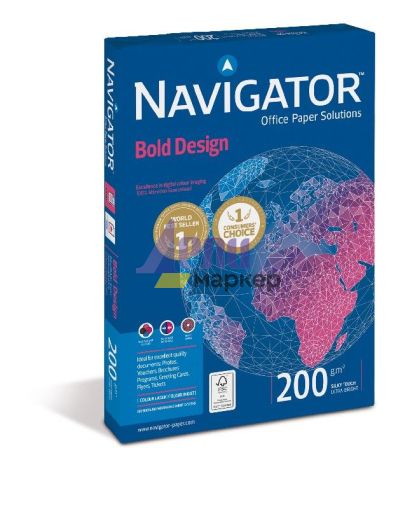 Картон Navigator Bold Design A4 150 л. 200 g/m2