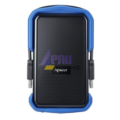 Твърд диск Apacer AC631, 2TB 2.5" SATA HDD USB 3.2 Military-Grade Shockproof Portable Hard Drive