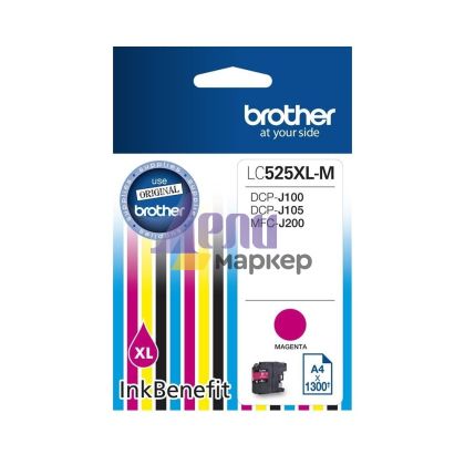 Консуматив Brother LC-525 XL Magenta Ink Cartridge High Yield