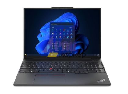 Лаптоп Lenovo ThinkPad E16 G2 AMD Ryzen 7 7735HS (up to 4.75GHz, 16MB), 32GB(16+16)DDR5-4800, 1TB SSD, 16" WUXGA (1920x1200) IPS AG, AMD Radeon  680M, FHD&IR Cam, Backlit KB, Black, WLAN, BT, 3cell, FPR, DOS, 3Y Onsite