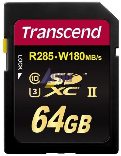 Памет Transcend 64GB SDXC Class3 UHS-II Card