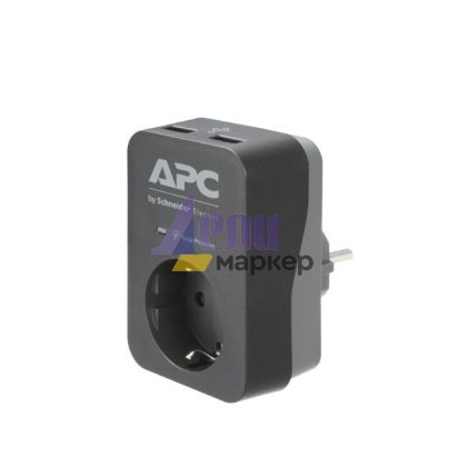 Филтър APC Essential SurgeArrest 1 Outlet 2 USB Ports Black 230V Germany