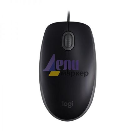 Мишка Logitech B110 Silent - black