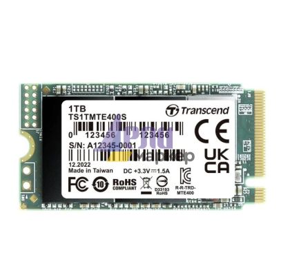 Твърд диск Transcend 1TB, M.2 2242, PCIe Gen3x4, NVMe, 3D TLC, DRAM-less