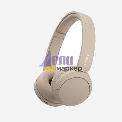 Слушалки Sony Headset WH-CH520, cream