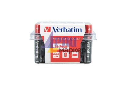 Батерия Verbatim ALKALINE BATTERY AAA 24 PACK (BOX)