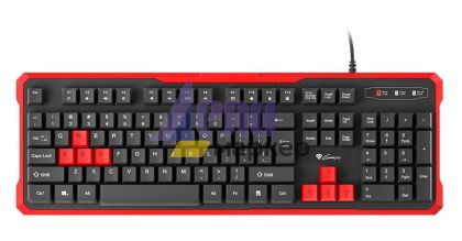 Клавиатура Genesis Gaming Keyboard Rhod 110 Red Us Layout