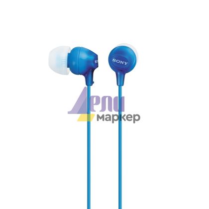 Слушалки Sony Headset MDR-EX15LP blue