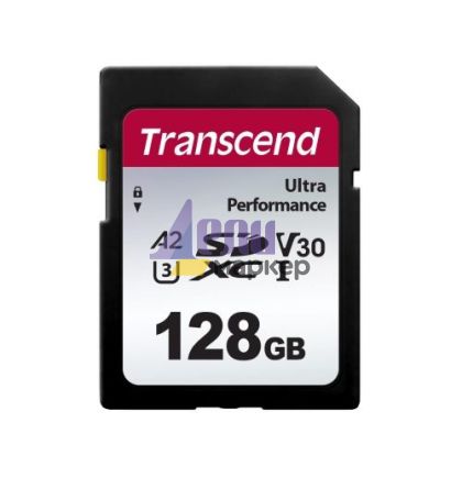 Памет Transcend 128GB SD Card UHS-I U3 A2 Ultra Performance