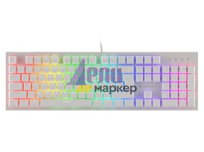 Клавиатура Genesis Gaming Keyboard Thor 303 White RGB Backlight US Layout Brown Switch