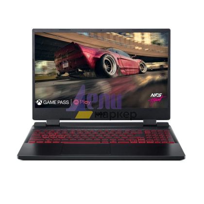 Лаптоп Acer Nitro 5, AN515-47-R0NL, AMD Ryzen 7 7735HS,15.6" FHD (1920x1080) IPS 144Hz SlimBezel, 16 GB DDR5 , 1024GB NVMe SSD, RTX 3050 4GB GDDR6, Cam&Mic.,WIFI 6E 2X2 BT5.2, Backlit kbd, No OS, Black+ZTE A51 4G, Blue