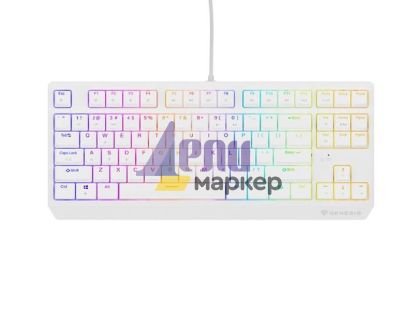 Клавиатура Genesis Gaming Keyboard Thor 230 TKL US RGB Mechanical Outemu Brown White Hot Swap