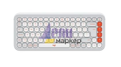 Клавиатура Logitech Pop Icon Keys - White - US INT'L - BT - N/A - INTNL-973