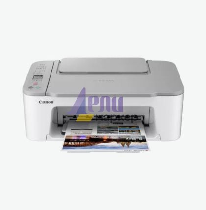 Мастилоструйно многофункционално устройство Canon PIXMA TS3451 All-In-One, White