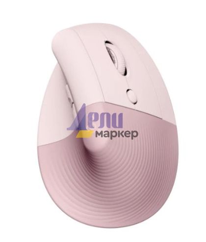 Мишка Logitech Lift Vertical Ergonomic Mouse - ROSE/DARK ROSE - EMEA