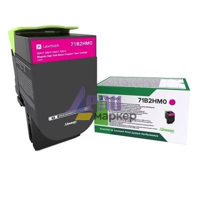 Консуматив Lexmark 71B2HM0 CS/CX417, 517 Magenta Return Programme 3.5K Toner Cartridge