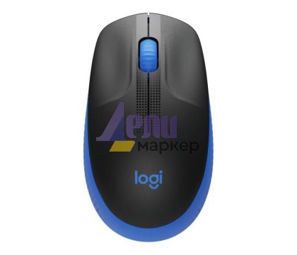 Мишка Logitech M190 Full-size wireless mouse - BLUE - 2.4GHZ - N/A - EMEA - M190