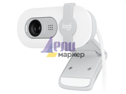 Уебкамера Logitech Brio 100 Full HD Webcam - OFF-WHITE - USB - N/A - EMEA28-935 - WEBCAM