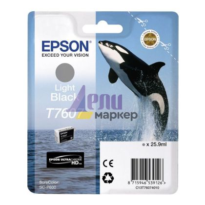 Консуматив Epson T7607 Light Black