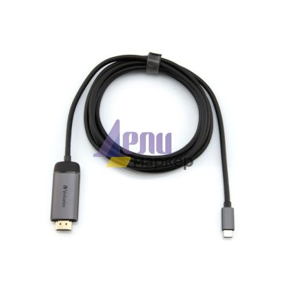 Адаптер Verbatim USB-C to HDMI Adapter - USB 3.1 Gen 1/HDMI 1.5m Cable