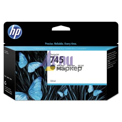 Консуматив HP 745 130-ml Matte Black Ink Cartridge