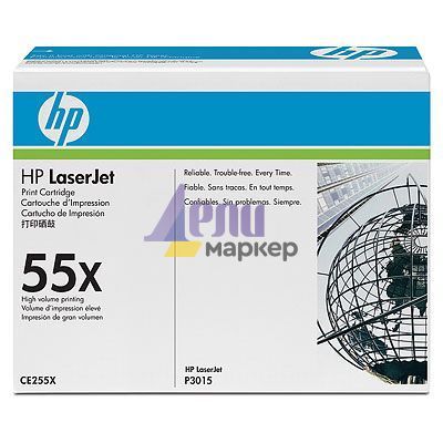 Консуматив HP 55X Black LaserJet Toner Cartridge