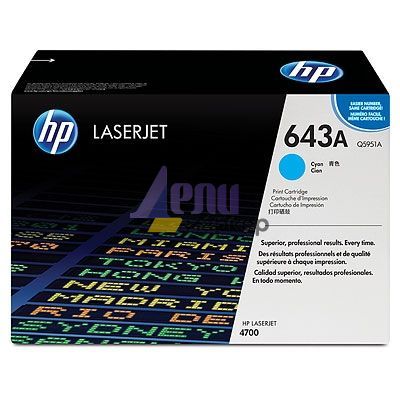 Консуматив HP 643A Cyan LaserJet Toner Cartridge