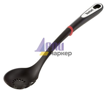 Лъжица Tefal K2060214, Ingenio, Pasta spoon, Kitchen tool, Nylon/Fiberglass, 39.6x10.6x6.4cm, Up to 220°C, Dishwasher safe, black