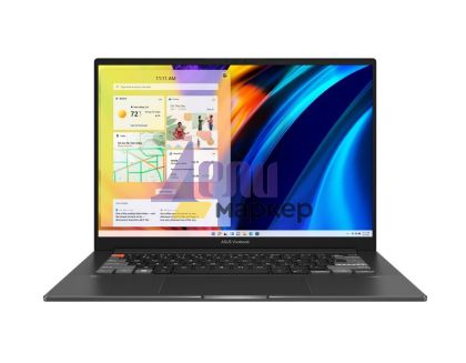 Лаптоп Asus Vivobook X Flip OLED N7401ZE-OLED-M731X,Intel Core i7-12700H 3.5 Ghz, (8M Cache, up to 4.7 GHz), 14.5``OLED ,2.8K (2880 x 1800)GL 400NITS(HDR) 120 Hz , DDR5 16GB(ON BD.),NVIDIA GeForce RTX 3050Ti 4GB GDDR6,1TB PCIEG3 SSD, Windows 11 Pro , Grey