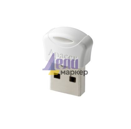 Памет Apacer 64GB White Flash Drive AH116 Super-mini - USB 2.0 interface