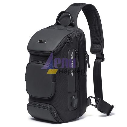 Чанта BANGE Crossbody AIR Onyx Black 8 джоба, 12“, 8 l