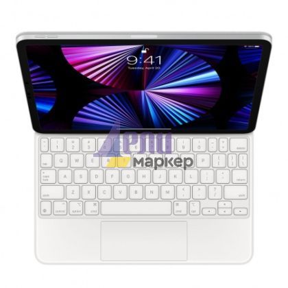 Клавиатура Apple Magic Keyboard for iPad Pro 11-inch (3rd gen.) and iPad Air (5th gen.) - Bulgarian - White