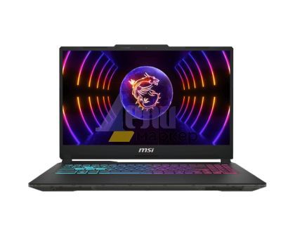 Лаптоп MSI Cyborg 15 A13VE, i5-13420H (8C/12T, up to 4.60GHz, 12 MB), RTX 4050 6GB GDDR6 194 AI TOPS, 15.6" FHD (1920x1080), 144Hz, IPS-Level, 16GB RAM 2x8 (5200)MHz, 512GB PCIe Gen4x4 SSD, WiFi 6E, BT5.3, Backlit Keyboard (Blue), NO OS, 53.5 Whrs, 1.98 k