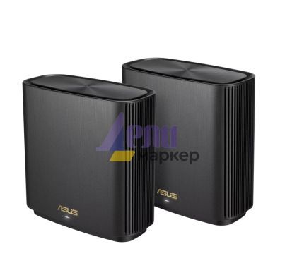 Меш система Asus Mesh WiFi system, ZenWiFi XT8 V2 2PK, AX6600, Tri-Band, coverage up to 510m2, Quad-Core 1.5GHz CPU, 256MB/512MB Flash/RAM, 2.5G port, AiProtection Pro, Adaptive QoS, VPN server/client, IPTV, OFDMA, Beamforming, AiMesh, Black