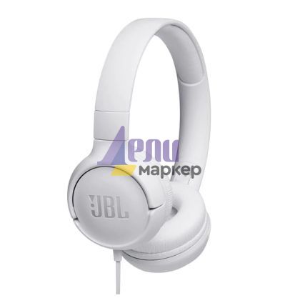 Слушалки JBL T500 WHT HEADPHONES