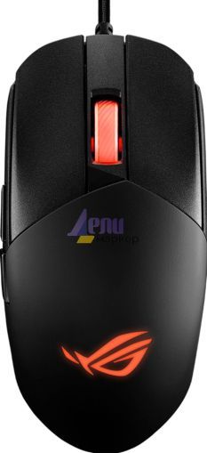 Мишка Asus ROG Strix Impact III Gaming Mouse, Semi-Ambidextrous, Wired, Lightweight, 12000 DPI sensor, 5 programmable buttons, Replaceable switches, Paracord cable, FPS gaming mouse, Black