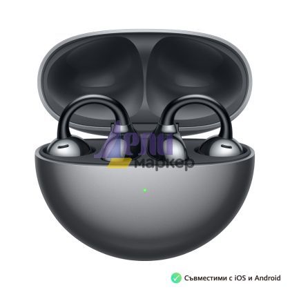 Слушалки Huawei FreeClip Dove-T00 Black, Bluetooth 5.3, 20Hz - 20 KHz, 55mAh