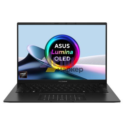 Лаптоп Asus Zenbook UM3406KA-QD092W, AMD KRACKAN-8C/BGA, 14"OLED , (1920 x 1200) , 16GB LPDDR5X,1TB SSD, Windows 11, Jade Black