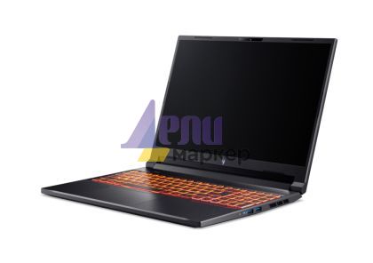 Лаптоп Acer Nitro V16, ANV16-61-R7A2, AMD Ryzen R5 340 with AI (up to 4.80GHz,16MB), 16" WUXGA (1920x1200)IPS, 165Hz, 16GB DDR5 (1 slot free), 512GB PCIe NVMe SSD, M.2 (slot free), RTX 4050 6GB GDDR6, MicroSD, FHD Cam&Mic.,WIFI6E+BT, Backlit kbd, No OS, B
