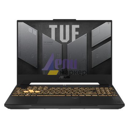 Лаптоп Asus TUF F15 FX507VV-LP148,Inteli7-13620H 2.4 GHz (24M  Cache, up to 4.9 GHz, 10 cores), 15.6" FHD (1080 x 1920) 16:9,144Hz,16GB DDR5 ,1TB PCIe 4.0,RTX 4060 8GB GDDR6, Wi-Fi 6(802.11ax)Backlit Chiclet Keyboard 1-Zone RGB, no OS, Mecha Gray