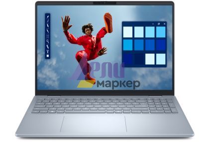 Лаптоп Dell 16 Plus DB16250, Intel Ultra 7 256V (47 TOPS NPU, 8 cores, up to 4.8 GHz), 16.0" 2.5K (2560x1600) Mini-LED Touch HDR 600 90Hz, 16 GB: LPDDR5x, 8533 MT/s (onb), 512GB M.2 SSD, Intel Arc, FHD Cam and Mic, Wi-Fi 7, FPR, Backlit Kb, Win11 Pro, Ice