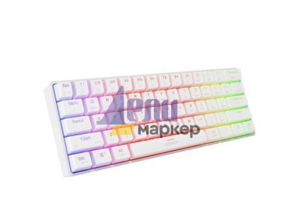 Клавиатура Genesis Mechanical Gaming Keyboard Thor 660 G2 Wireless RGB Backlight WHITE GATERON RED