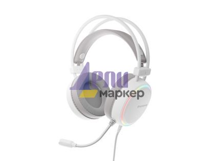 Слушалки Genesis Headset Neon 613 G2 With Microphone RGB Illumination White