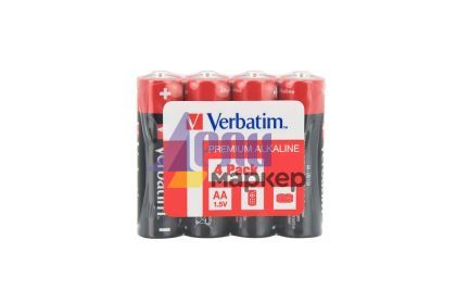 Батерия Verbatim ALKALINE BATTERY AA 4 PACK (SHRINK WRAP)