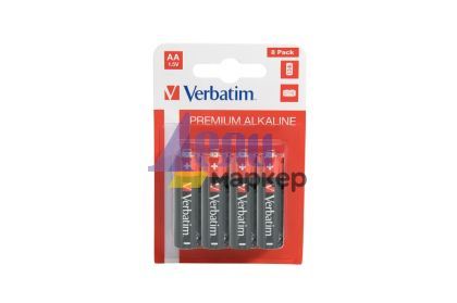 Батерия Verbatim ALKALINE BATTERY AA 8 PACK (HANGCARD)