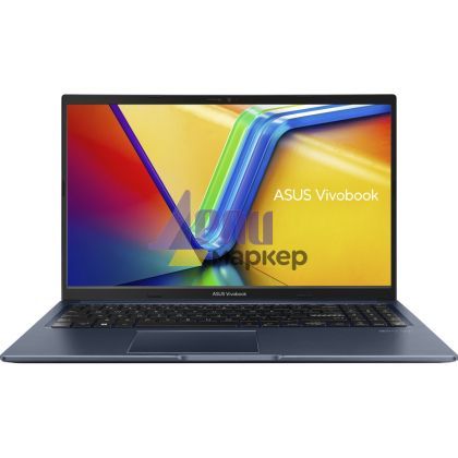 Лаптоп Asus Vivobook M1502YA-BQ183W , AMD Ryzen R7-7730U, 15.6" (1920x1080),16GB LPDDR4 (8 GB on BD),1TB SSD,Backlit Chiclet Keyboard , Windows 11, Quiet Blue