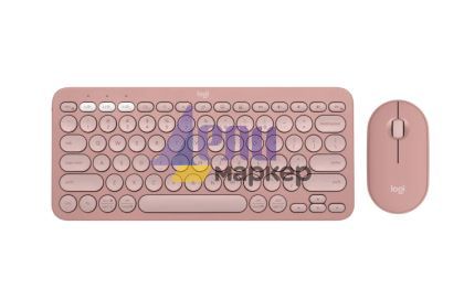 Комплект Logitech Pebble 2 Combo - TONAL ROSE - US INT'L - 2.4GHZ/BT - N/A - INTNL-973 - UNIVERSAL
