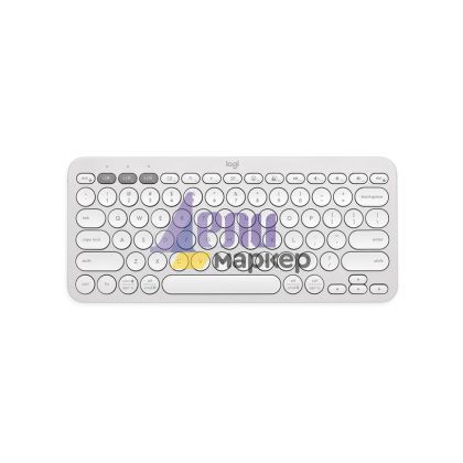 Клавиатура Logitech Pebble Keys 2 K380s - TONAL WHITE - US INT'L - BT - N/A - INTNL-973 - UNIVERSAL
