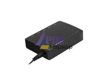 Комутатор Lanberg switch dsp3-1005-60w 5x 1GB poe+ (4 port poe 30w/port max 60w) unmanaged desktop