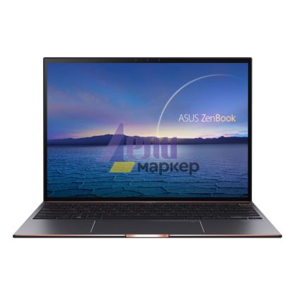 Лаптоп Asus Zenbook S UX393EA-EVO-HK731R, Numpad,Intel Core i7-1165G7(12M Cache, up to 4.7 GHz),13.9" Touch, 500 nits, UHD (3300 x 2200), 16GB LPDDR4X on board,1TB PCIE G3X2 SSD, Intel Iris Plus Graphics,illum. Kbd, Win 10 Pro 64 bit, Sleeve, Black
